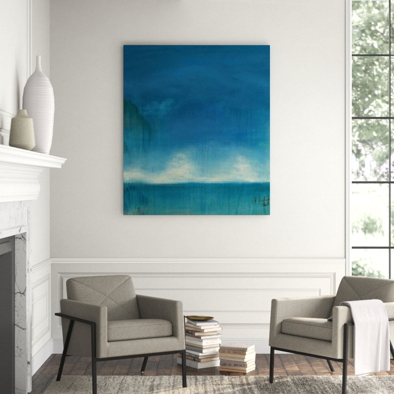 Summer Time Painting by Keegan Stewart, Glass Coat, 42" H x 36" W x 1.5" D
