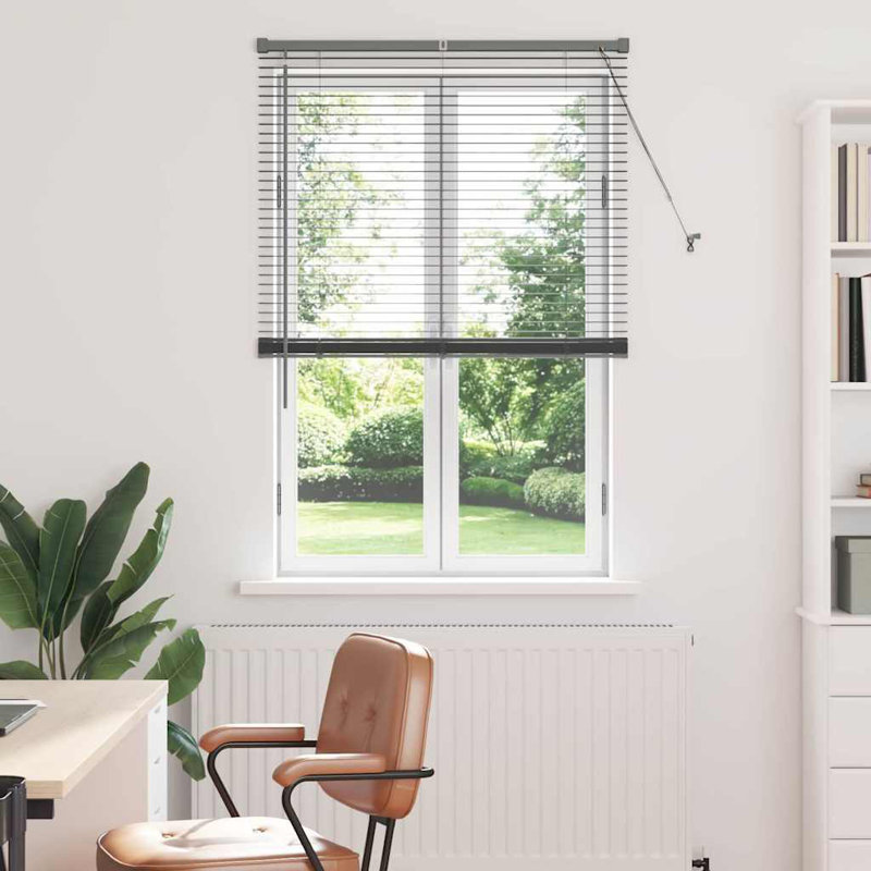 Horizontal/Venetian blind, Dark Gray, 175cm L x 85cm W