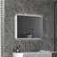 Wall Mounted Bathroom Mirror Storage Cabinet - 25.5"h X 35.5"w 6"d, White, Powered Lights, Adjustable Shelf Lighted With And 6"d 25.5"h, Detachable
