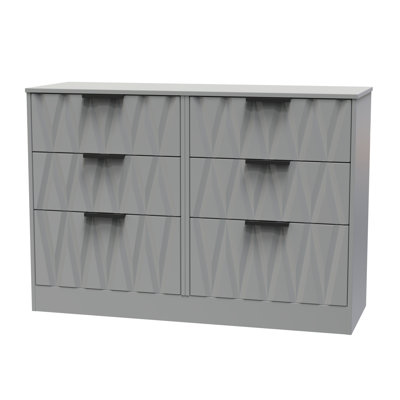 Besmir 6 Drawer Wide Chest (Ready Assembled)