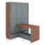 Lit escamotable avec bureau escamotable Murphy-491378389