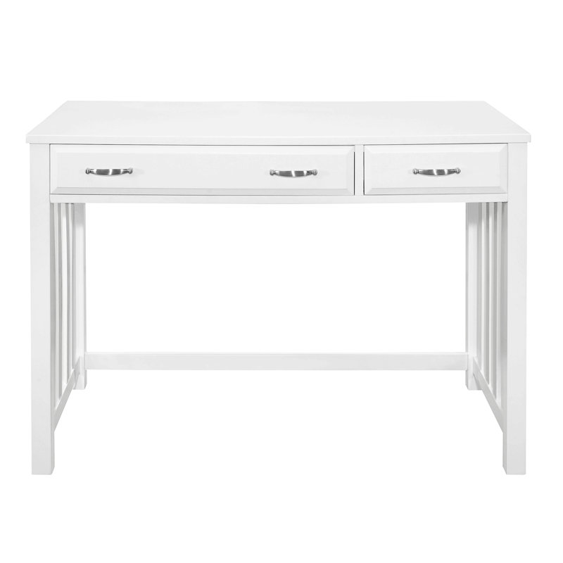 Mobilier de bureau 1 pièce moderne avec tiroir en bois, Blanc