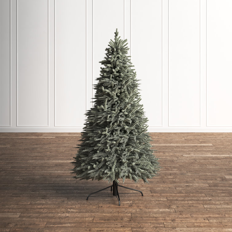 Pre-Lit Vermont Spruce Quick Set Artificial Christmas Tree, Remote 6.5 ft