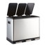 Ajavian Step On Recycling Bin-1255839471-1255839464