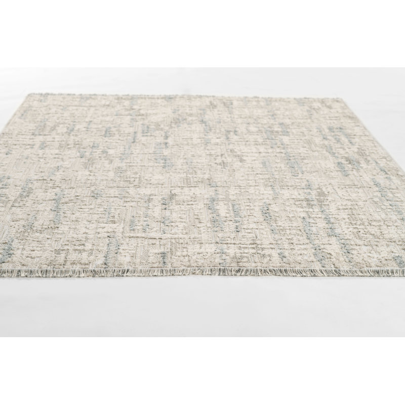 Tapis gris Momeni Haim , Rectangle 5 pi 3 po x 7 pi
