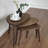  Solid Nesting Table Set Of 3- Oak