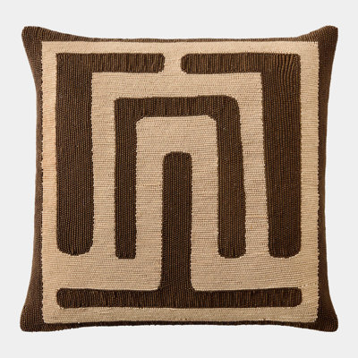 Carthago Beaded Pillowlatchsepia