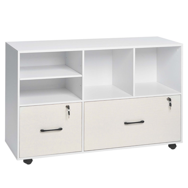 Classeur en bois 2 tiroirs