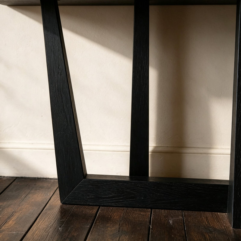 Aquilina, H 29,53 po x l 55,12 po x P 13,78 po, Noir