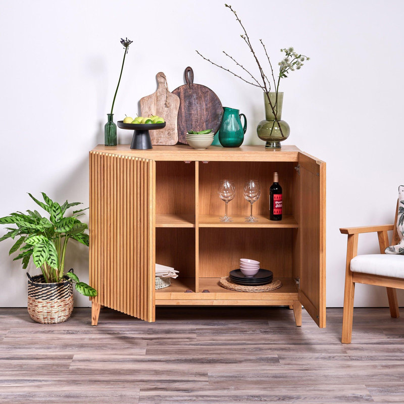 Hopley 120cm Sideboard, Dark Brown