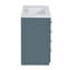 Meuble-lavabo chic avec lavabo en céramique durable et espace de rangement abondant-1161905216
