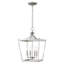 Luminaire suspendu géométrique à 4 lumières Rancourt-127986180