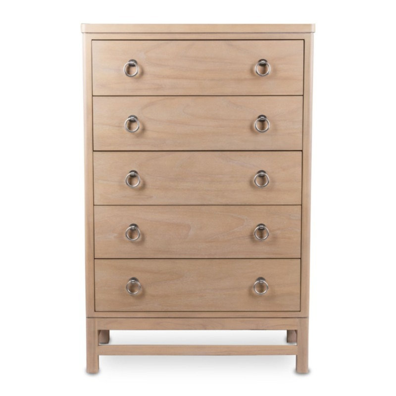 Commode 5 tiroirs Monterey - finition grès