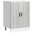 vidaXL Sink Base Cabinet Engineered wood Medium Adjustable Feet-201335651-201335663