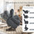 39.37'' Wide Classic Nailhead Trim Power Lift Recliner with Massage, Heat & USB + Type-C Charging-313046439
