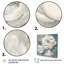 «Emotion Of White Blue Peony Flower I», reproduction d'art sur toile-88545278-88545275