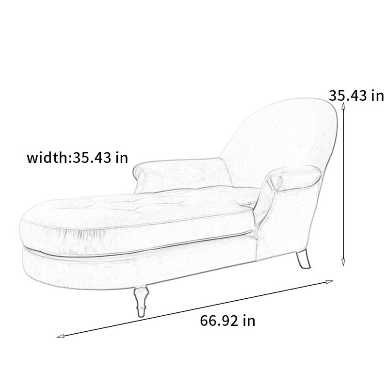 Deluxe style solid wood chair, Right Hand Facing