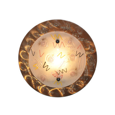 Metro Fusion Flush Mounted Sconce