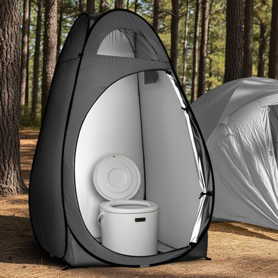 Tente escamotable d'intimité pour toilette et cabine d'essayage d'extérieur