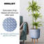 Geometric Patterned Cylinder Planter with Feet-350652353-350652381