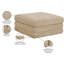 Repose-pieds modulaire en tissu chenille Vredenburgh-112273072