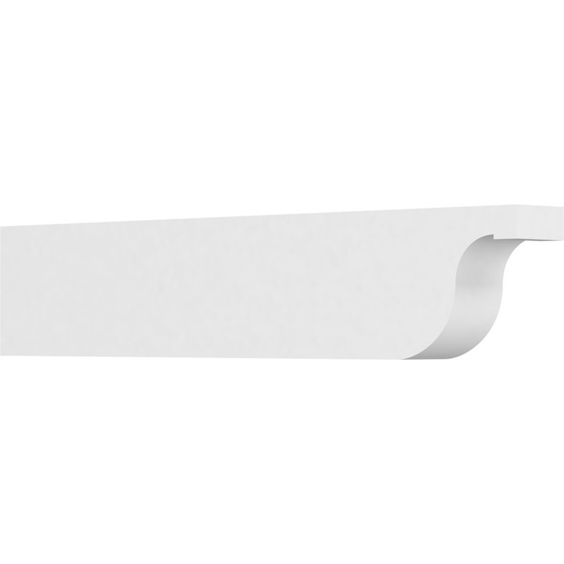 Queue de chevron standard en PVC de qualité architecturale Del Monte, H 6 po x L 3 po x P 30 po