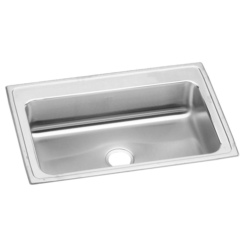 Évier de cuisine à montage sur plan L 33 po x l 22 po Lustertone, 5 trous