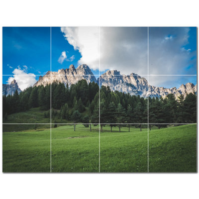 Panneau décoratif en céramique satinée 12 po x 12 po