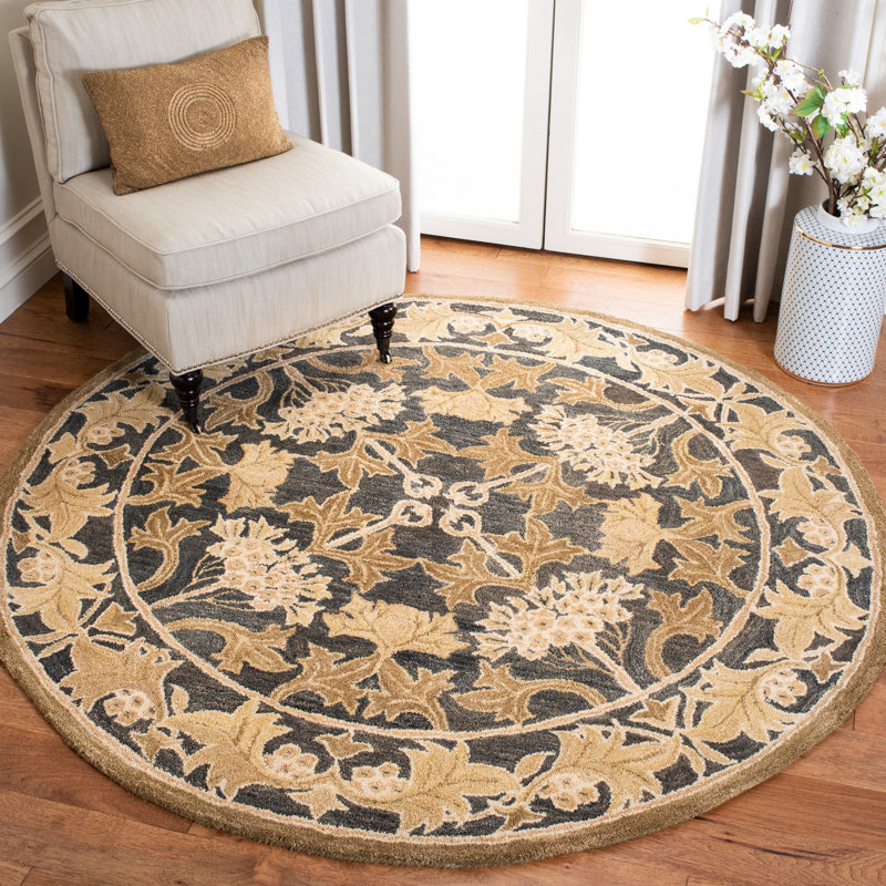 Tapis oriental en laine touffeté à la main Tingley, Rectangulaire 3 pi x 5 pi