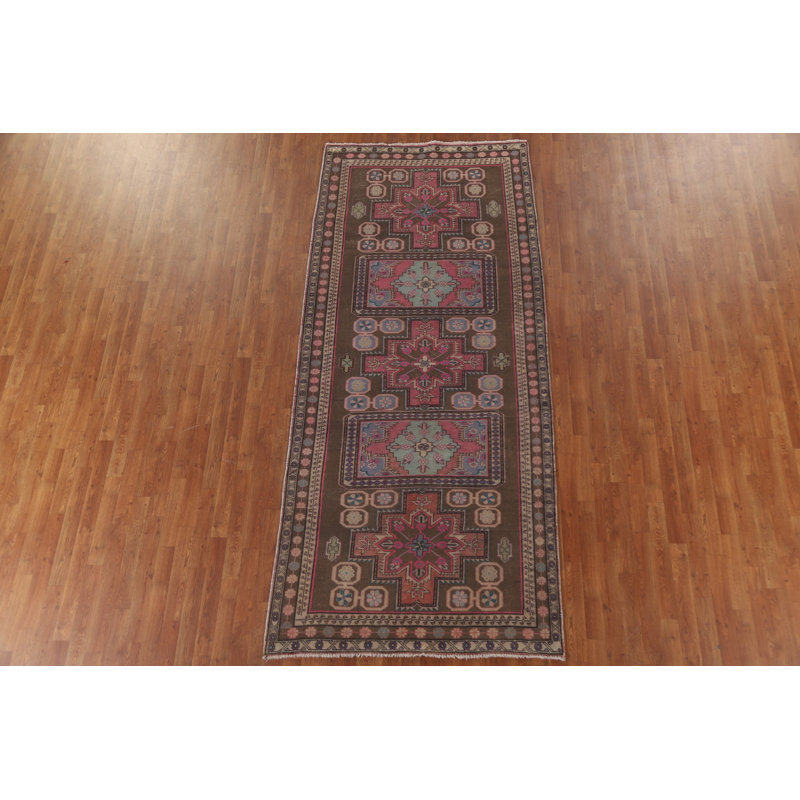 Tapis de couloir géométrique 4 x 10