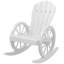 Chaise berçante en bois-104679422