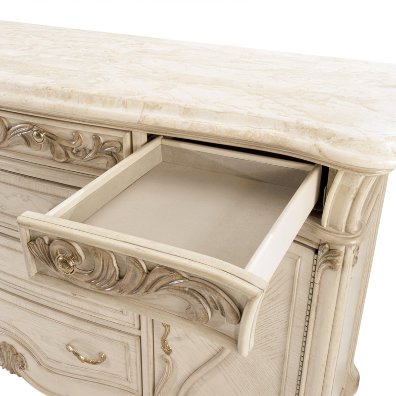 Platine De Royale 73.25'' W Solid Wood Sideboard