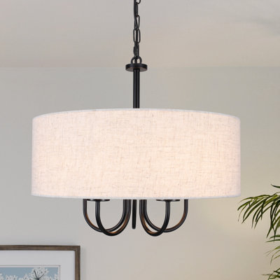 Gula 5 - Light Dimmable Drum Chandelier