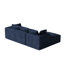 Canapé modulaire l 110 po Adame avec méridienne en L, porte-gobelets et poches de rangement - aucun assemblage requis-2130512621-2117993585