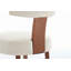 Ensemble de 2 chaises de salle à manger sans accoudoirs modernes en tissu de lin-114326430