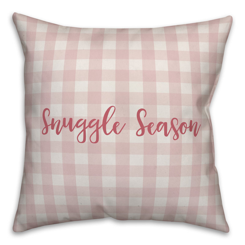  Coussin Snuggle Season, Coussin décoratif, Rose