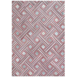 Natural Hide Hand Woven Cowhide Geometric Area Rug