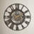 Gunnsteinn Gear Round Plastic Wall Clock 15 Inches - Rust