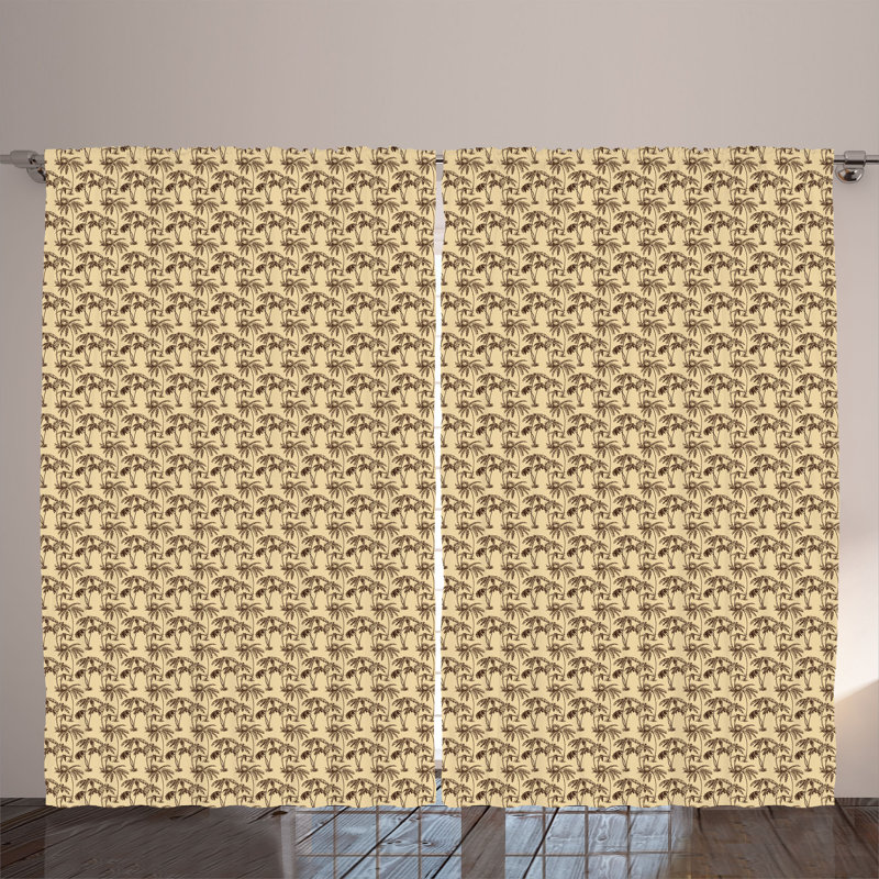 Semi Sheer Curtain/Drape Pair