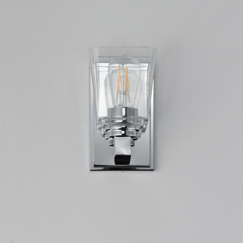Cubos-Wall Sconce, Polished Chrome