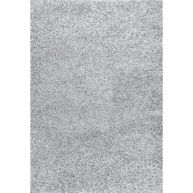 Marleen Contemporary Shag Area Rug, Rectangle 4' x 6'
