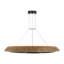 Sean Lavin Noa Large LED Ring Chandelier in Bronze with Washed Black Sea Grass shade-717365075-717365087-717365086