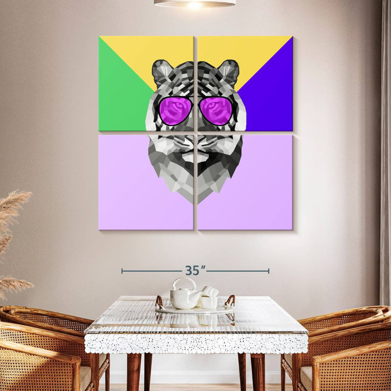 Tigre Brampt Party dans des verres