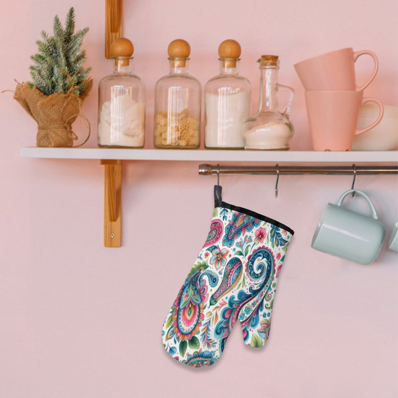 Couvre-lit en coton Preppy Paisley Vibes