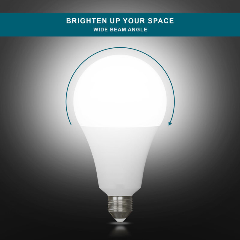 6 Pack LED B22 A95 Light Bulb, 22W (100W Equivalent) Non-Dimmable Cool White 6500K 2206lm Energy Saving GLS LED Golf Super Bright Light for Home Lining Dining Area Appliance