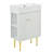 21.6" White Bathroom Vanity