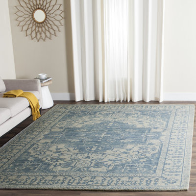Mcfarland Vintage Hand Tufted Wool Oriental Rug