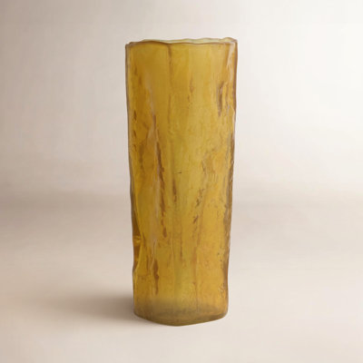 Heydan 9.5'' Handmade Glass Table Vase