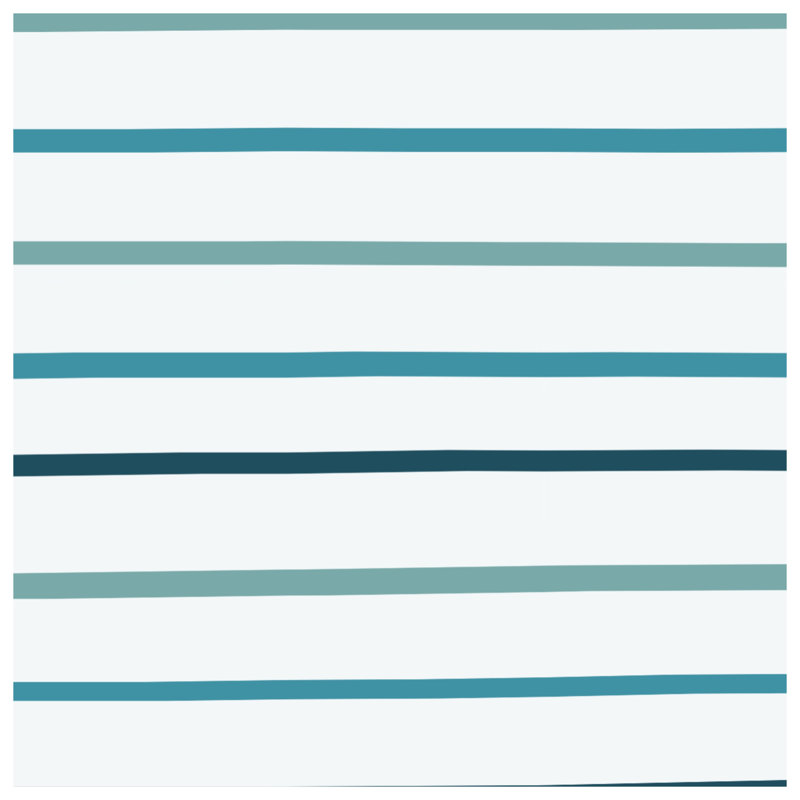 Blue White Stripes Blankets, 60in W x 80in H