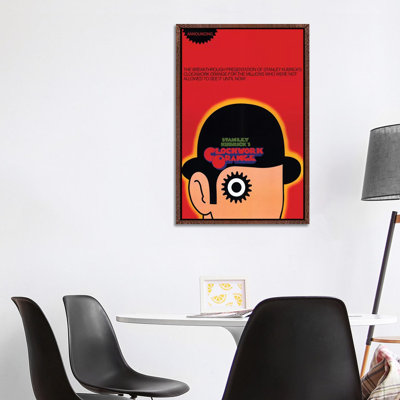 A Clockwork Orange Film Poster by Radio Days - Print on Canvas